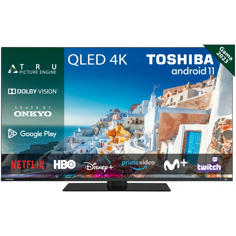 TV Toshiba 43 43QA7D63DG UHD QLED AndroidTV Peana